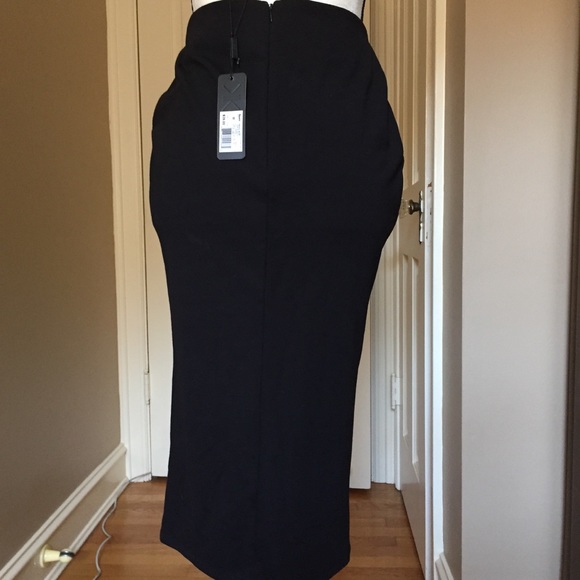 Kardashian Kollection black pencil skirt size M - Picture 3 of 3